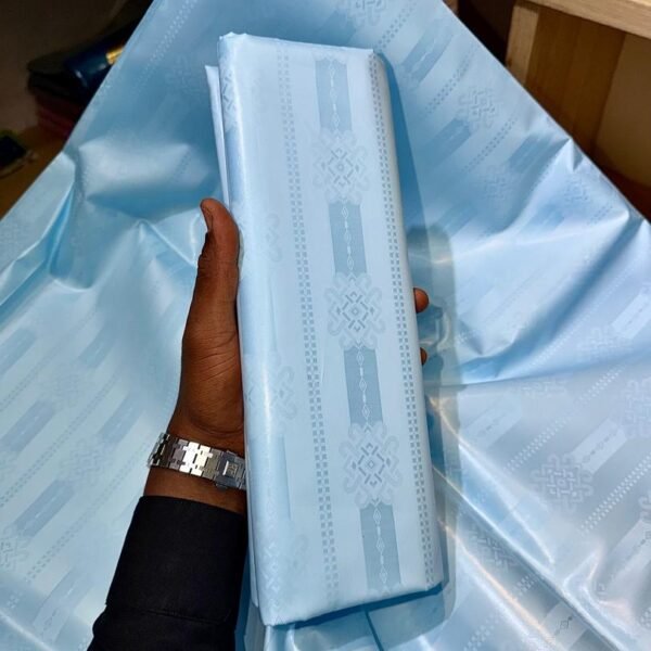 Bazin riche Bleu Clair “Yanfolila”