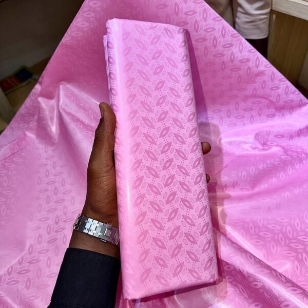Bazin riche Rose Profond “Kidal”