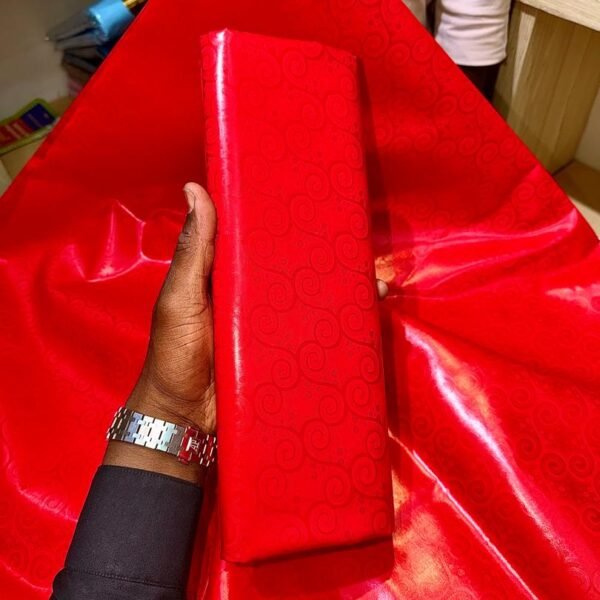 Bazin riche Rouge Vif “Segou”