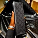 Bazin riche Noir Majestueux “Diré”