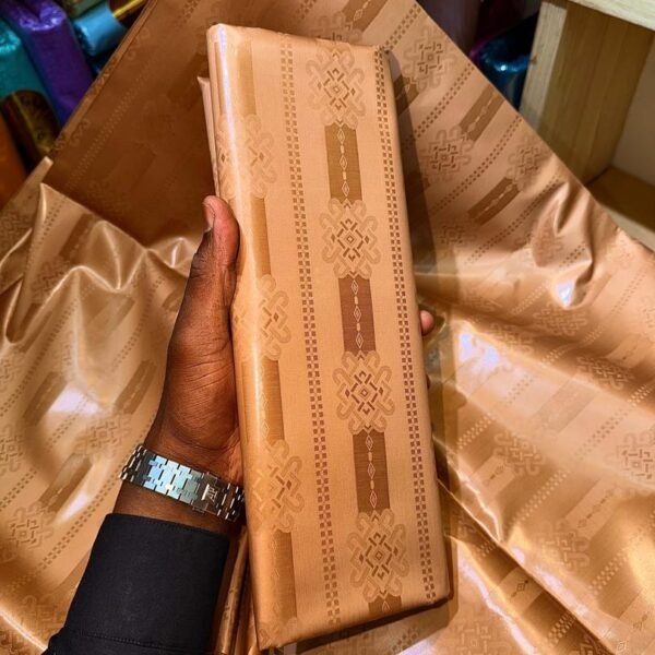 Bazin riche Marron Cacao “Kidal”