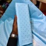 Bazin riche Bleu Ciel Lumineux “Kita”