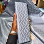 Bazin riche Gris Cristal “Bafoulabé”