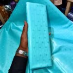 Bazin riche Bleu Menthe “Niono”