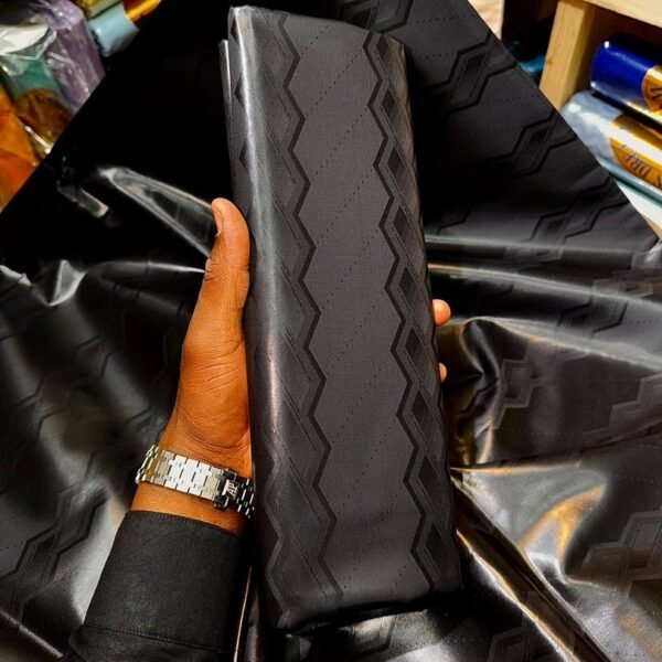 Bazin riche Noir Intense “Bougouni”