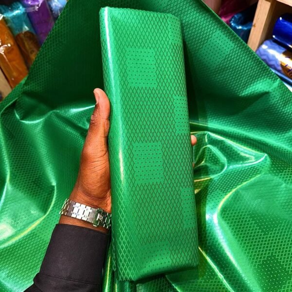 Bazin riche Vert Jade “Selingué”